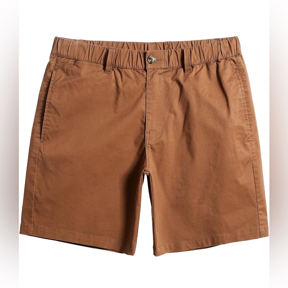 Men's Classic Fit 7" Cotton Casual Shorts Elastic Waistband 36W maamgic - Picture 1 of 16